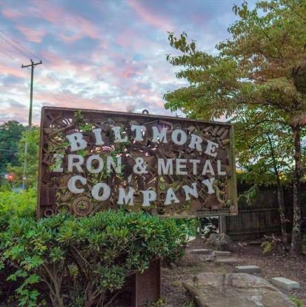 Biltmore Iron and Metal Company yard sign